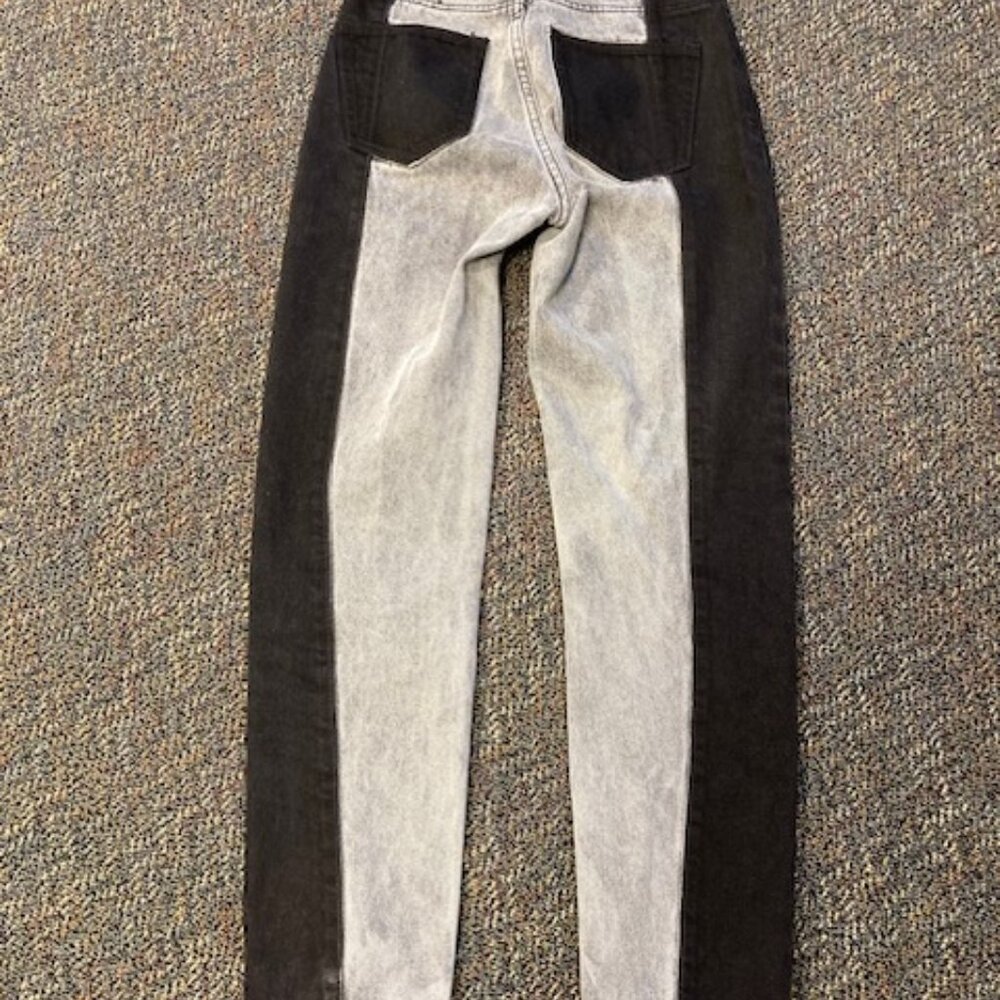 Adika Color Block High-Waisted Straight Leg Jeans - Small/4 - NWT! - Picture 5 of 5